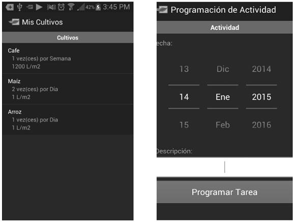 Interfaces gráficas aplicación móvil