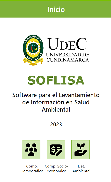 Pantalla de inicio de sesin del software SOFLISA