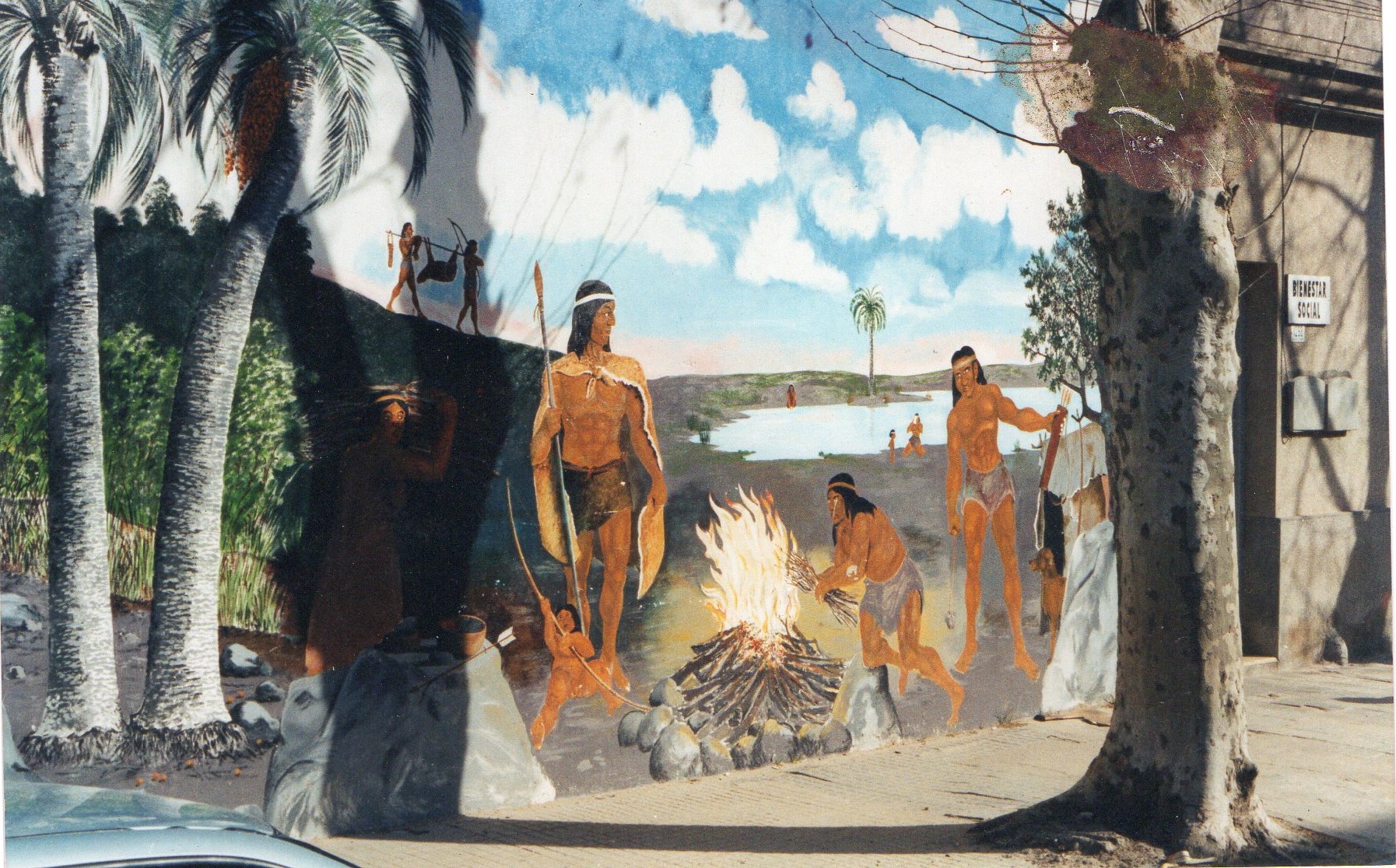 Mural en la ciudad de Castillos (Rocha)