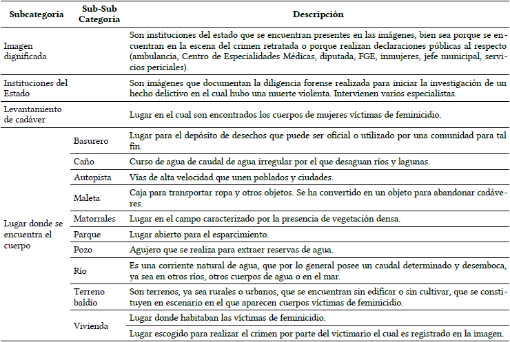 Categor&iacute;a: Feminicidios