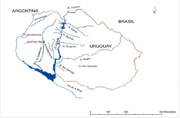 Principales
r&iacute;os del TUEFAU