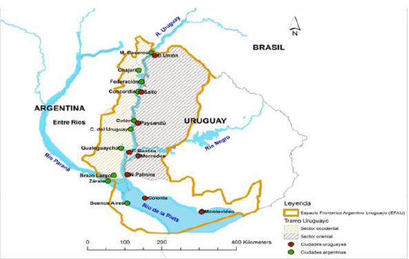  Los
sectores oriental y occidental del TUEFAU
