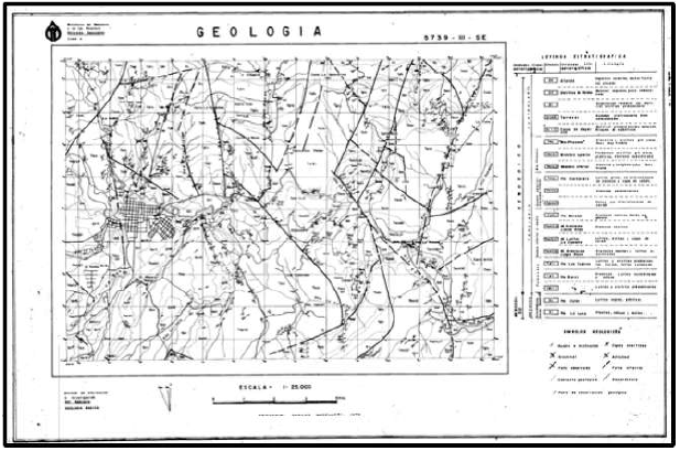 Mapa Geológico de la Depresión del
Táchira