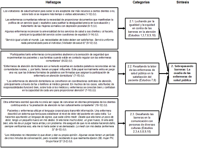 S&iacute;ntesis 2: Sobrepasando barreras: la osad&iacute;a de las enfermeras de salud
p&uacute;blica
