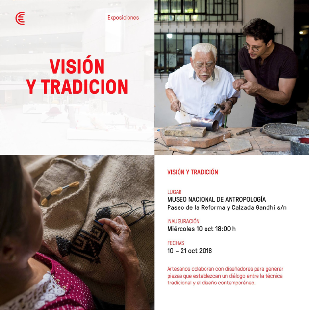 Imagen del evento “Visin y Tradicin” realizado por Design Week Mxico en 2018