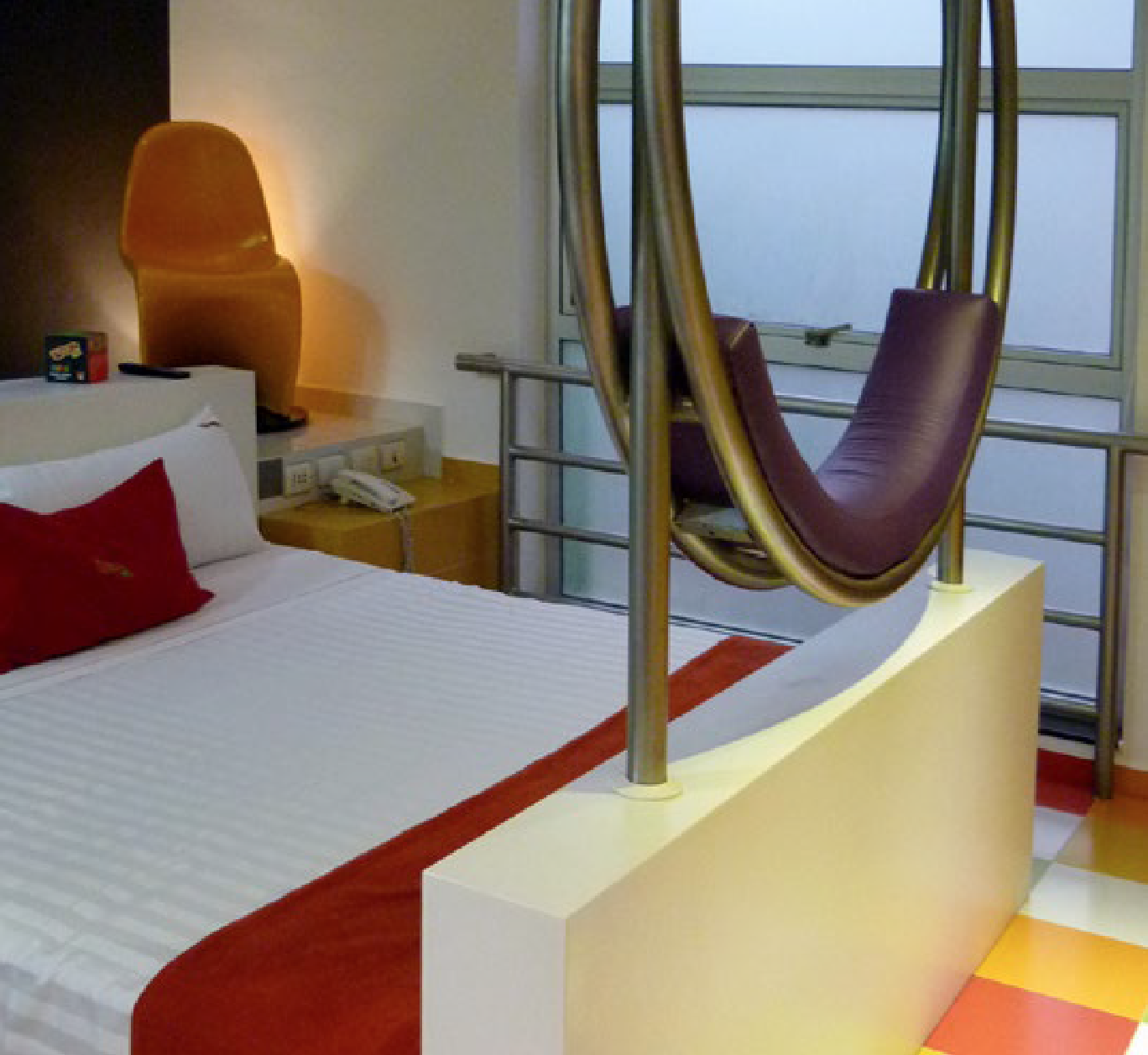 Interior de habitaci�n de hotel Pop Life