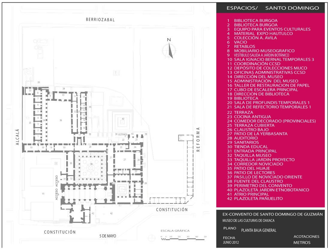 Anlisis grfico del Exconvento de Santo Domingo y la plazuela El Pauelito; Oaxaca, Mx.