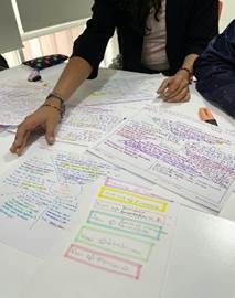 Anlisis de mapas de empata en clase (cuantificacin y correlacin). 