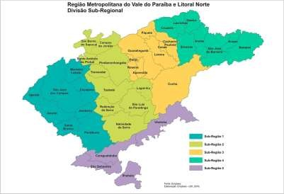 Regi�o Metropolitana do Vale da Para�ba e Litoral Norte