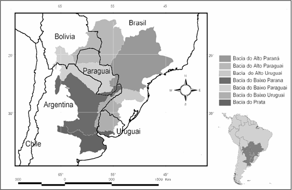 Região hidrográfica da bacia do Prata