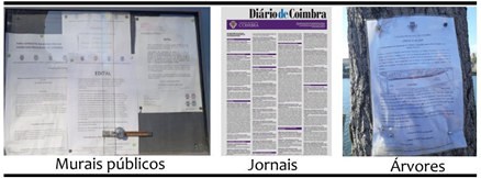 Exposio dos editais