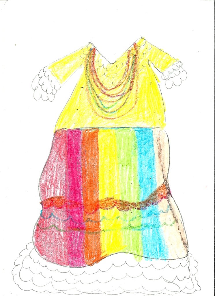 Figura 3 O vestido da m�e.