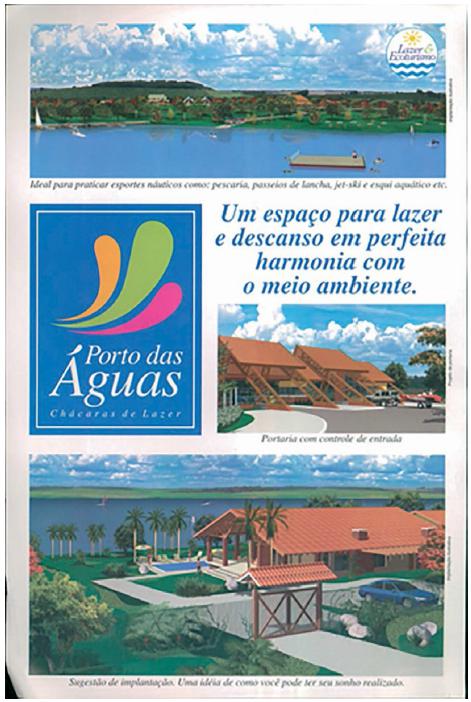 Folheto publicit&aacute;rio de empreendimento imobili&aacute;rio no Paran&aacute;