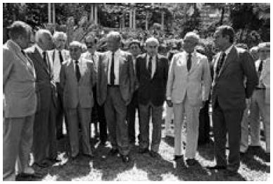 Congresso da Internacional Socialista, Pal&aacute;cio Laranjeiras, Rio de Janeiro, 30 de setembro de 1984, coletiva de imprensa 