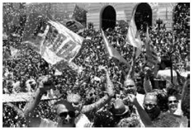 Elei&ccedil;&atilde;o de Tancredo Neves, Cinel&acirc;ndia, Rio de Janeiro, 15 de janeiro de 1985