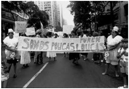Passeata do Dia Internacional da Mulher, Rio de Janeiro, 1989 