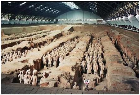 Los guerreros de terracota, Xian, China, siglo III a. C.