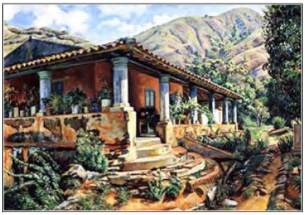 Vista del Ávila, 1940 (Oleo: Manuel Cabré, el pintor de El Ávila)