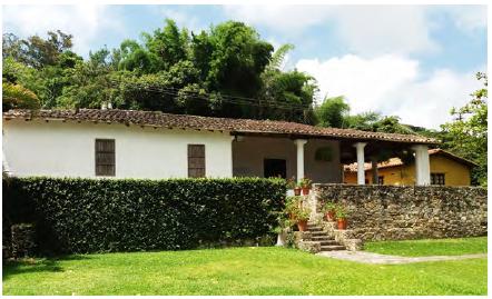 Hacienda La Trinidad, parque cultural, Casona de Hacienda, siglo XVIII