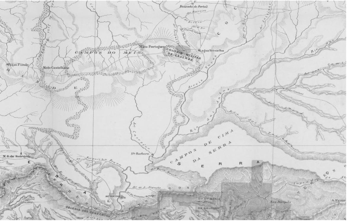 &ndash; Mapa Geogr&aacute;fico da Prov&iacute;ncia de S&atilde;o Pedro do Rio Grande do Sul, em 1976