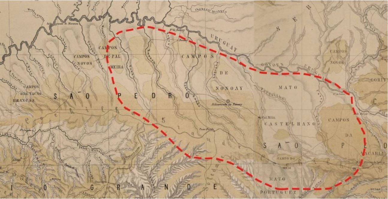 - &Aacute;rea de ocupa&ccedil;&atilde;o e deslocamento ind&iacute;gena no norte do Rio Grande do Sul &ndash; s&eacute;culo XIX