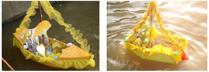 Altar y entrega de barcas. Campana, 8/12/1610