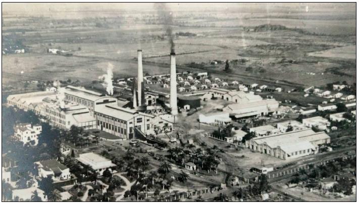 Foto panor&aacute;mica del ingenio Bella Vista, departamento de Famaill&aacute; (circa 1920).