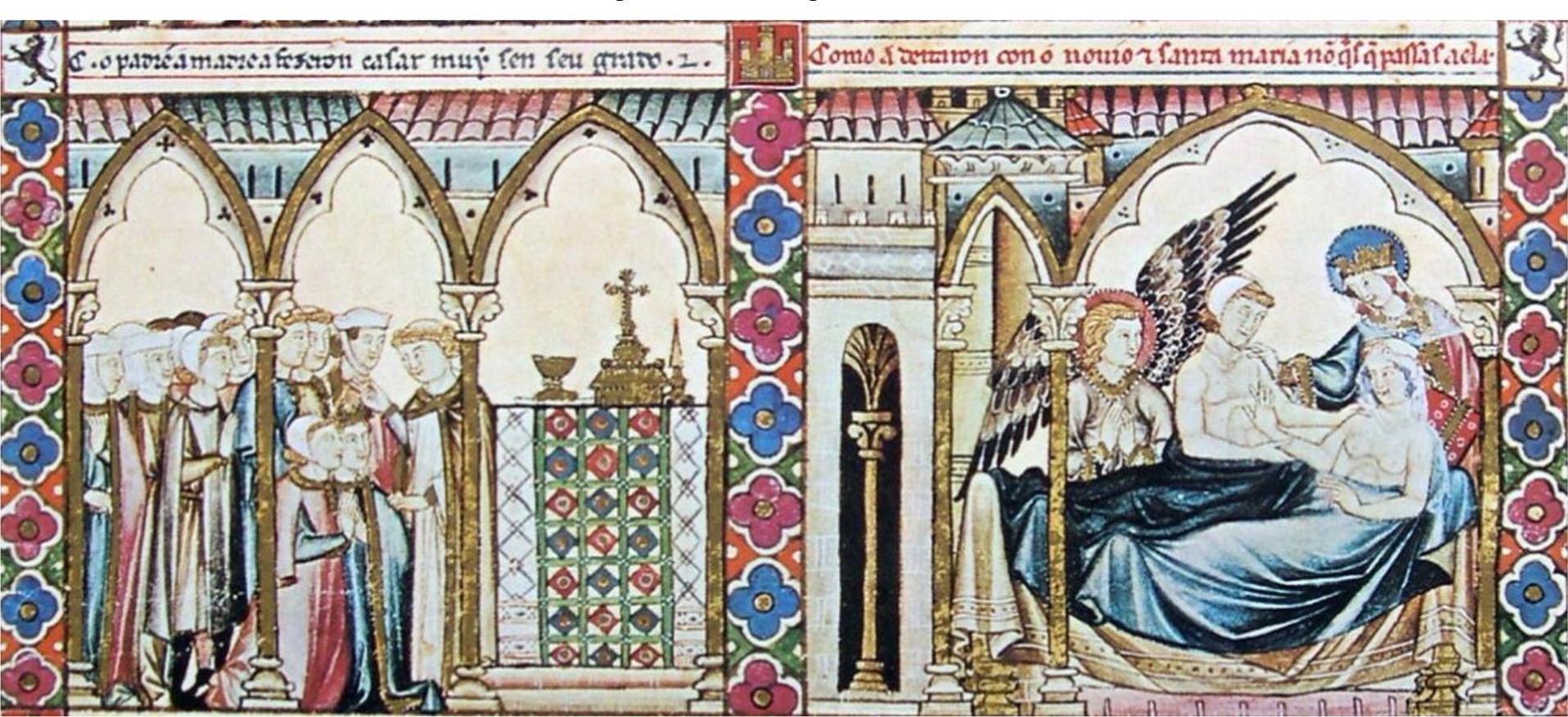 Cantiga 105, vinhetas 3 e 4.