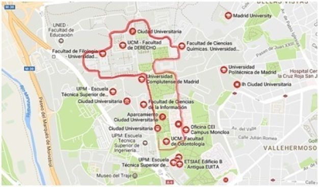 Recorrido por Ciudad Universitaria