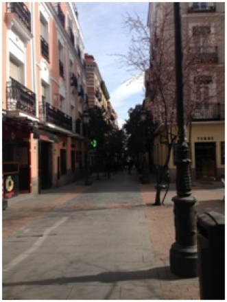 Imagen del Barrio de las Letras subida al hashtag #lasmilyunacarasdelaciudad