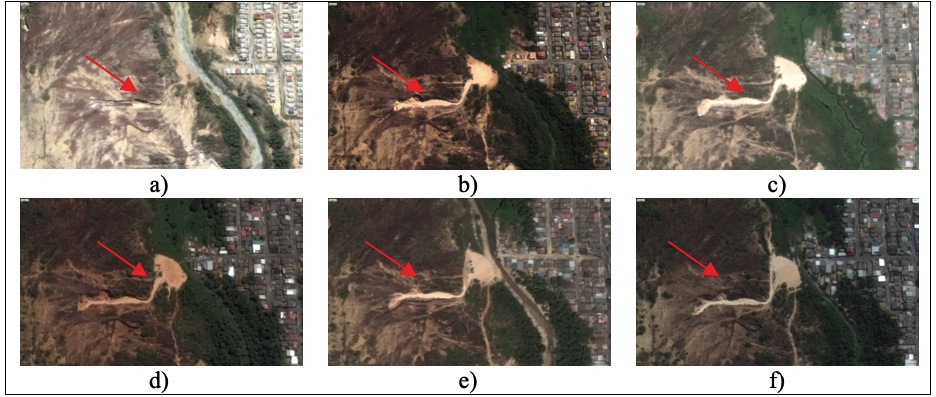 Figura
2 - Imagens do GE selecionadas para este estudo
