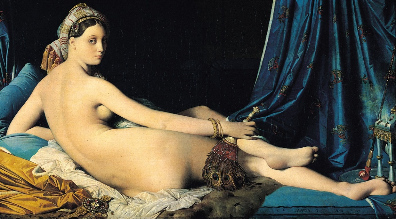 Figura 2 - INGRES, Jean-August. La Grande Odalisque, 1814. 

Óleo sobre tela, 91  × 162 cm.
Louvre, Paris.