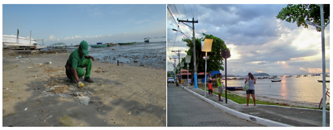 Figuras 6 e 7 - Área de revitalização da Praia