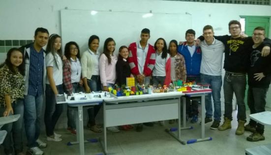 Figura 4 - Maquetes apresentadas pelos alunos do 1°ano D