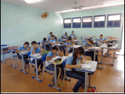 Leitura
do ECA e da cartilha e elabora&ccedil;&atilde;o, com apresenta&ccedil;&atilde;o, de uma &ldquo;Esquete Teatral&rdquo;
sobre a tem&aacute;tica &ldquo;trabalho infantil&rdquo; com quest&otilde;es da realidade que os cerca.