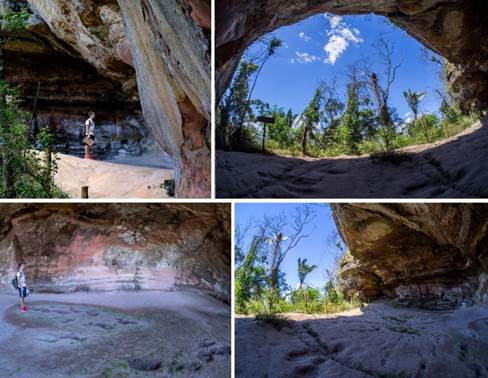 Figura 6 &ndash; Diferentes &aacute;ngulos de la Caverna do Morcego