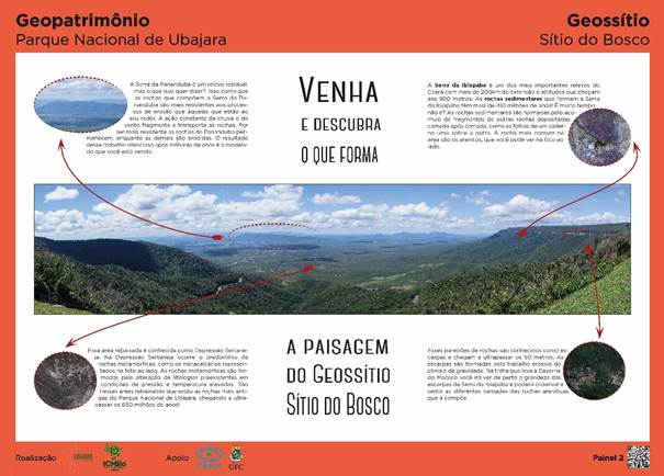 Figura 7 &ndash; Panel interpretativo del Geositio Sitio do Bosco (texto en portugu&eacute;s)