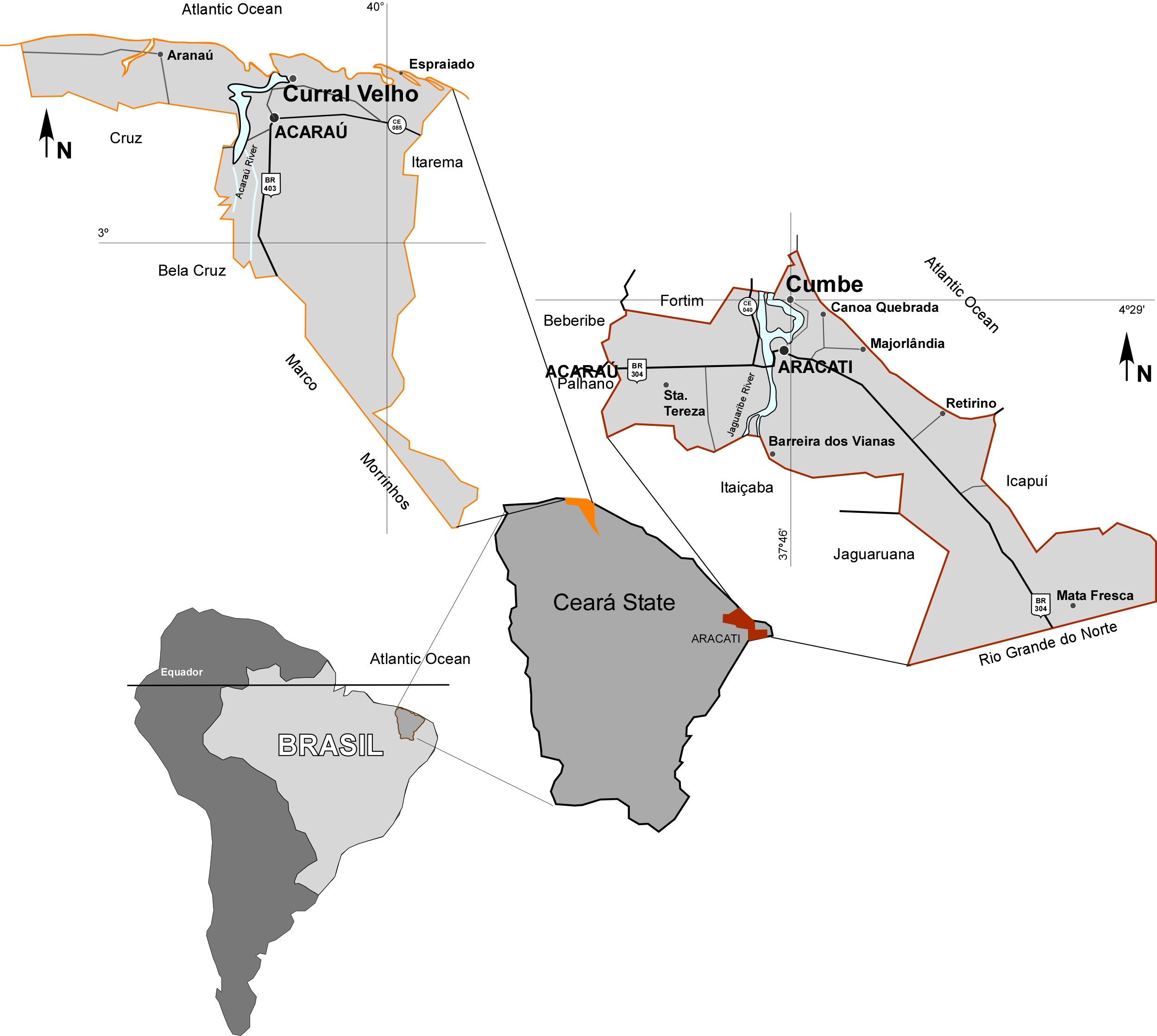 Figure 1 - Map of the study area