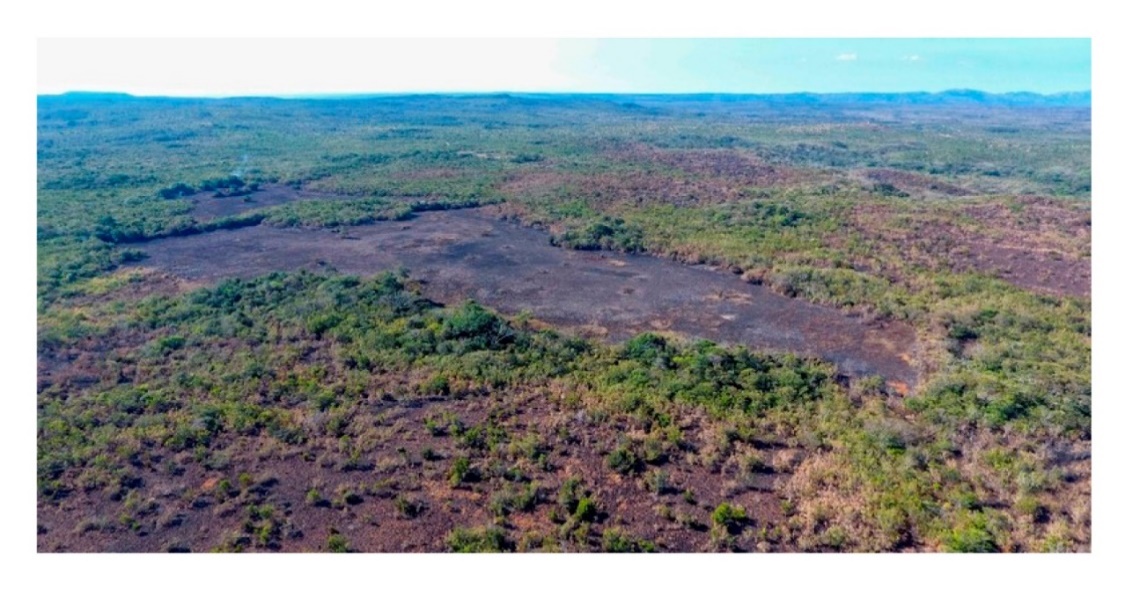 Figura 9 – Incendio en Juanilama-El Hacha en el Parque Nacional Guanacaste, 2020