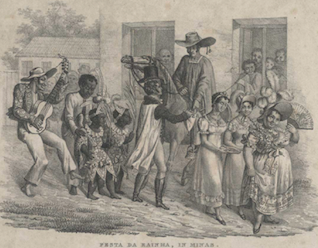 Figure 4. Feast of the African Queen. Spix and Martius (18??, p. 34), Lithography.