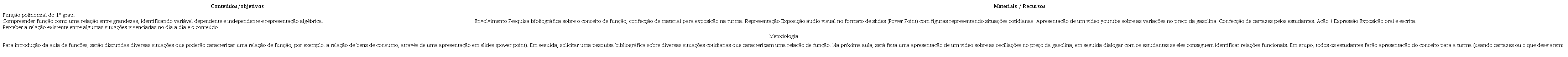 Plano de aula do professor Tri&acirc;ngulo