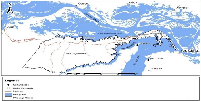 Localiza��o e acesso � Vila Curuai.