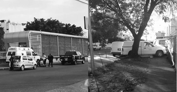 Imprudencia de transeúnte (izquierda) e inconsciencia de conductor (derecha)