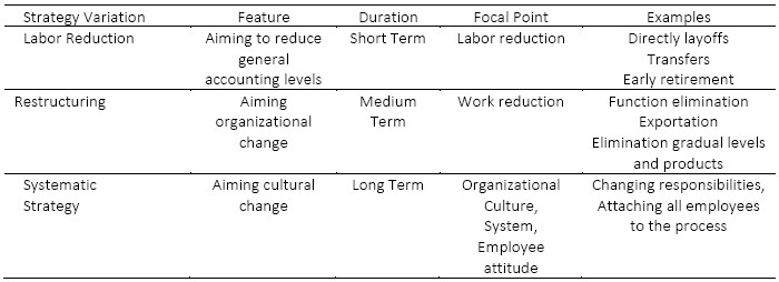 Downsizing Strategies