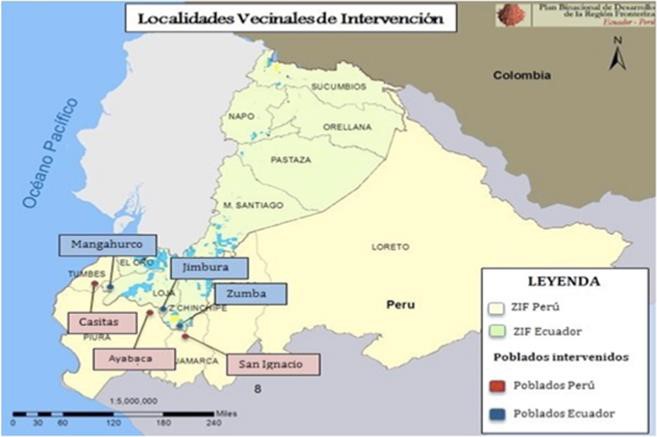 Puntos Fronterizos de
intervenci&oacute;n