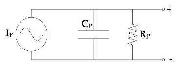 Electric circuit equivalent to a piezoelectric transductor [21].