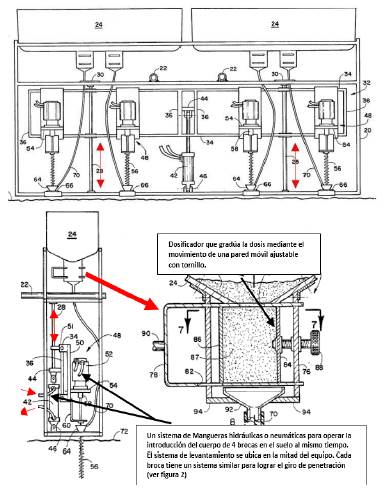 "Multiple earth auger and fertilizer dispensing apparatus". 