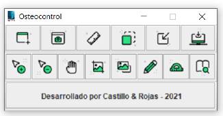 Interfaz desarrollada en ImageJ. 