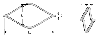 Representaci�n esquem�tica de una celda de metal expandido. 