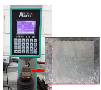 Medici�n de dureza.